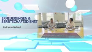 Videobeitrag, Gemeinde Bad Schönborn und Stadtwerke Walldorf, Zusammenarbeit in der Trinkwasserversorgung, TVüberregional, Oliver Döll