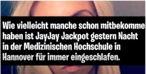 YouTuberin JayJay Jackpot ist tot..😥