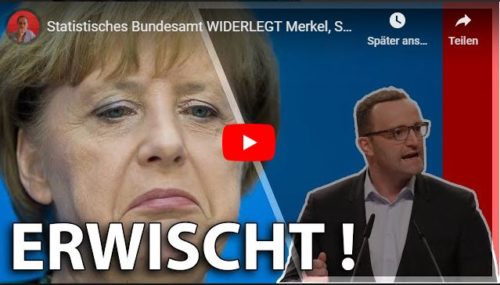 Statistisches Bundesamt WIDERLEGT Merkel, Spahn, Wieler, Drosten & WHO! Lockdown ohne Grundlage?