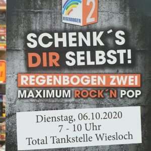 Radio Regenbogen Zwei zahlt Deine Tankrechnung, Total Tankstelle Wiesloch, 24 Stunden geöffnet, Essen, Shoppen, Tanken