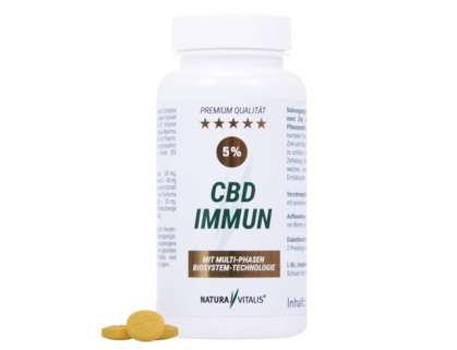 CBD Immun, ZUR UNTERSTÜTZUNG IHRES KÖRPEREIGENEN ABWEHRSYSTEMS VOR ERKRANKUNGEN, Natura Vitalis, Oliver Döll