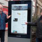 Digitales Schaufenster für die Stadt Hockenheim