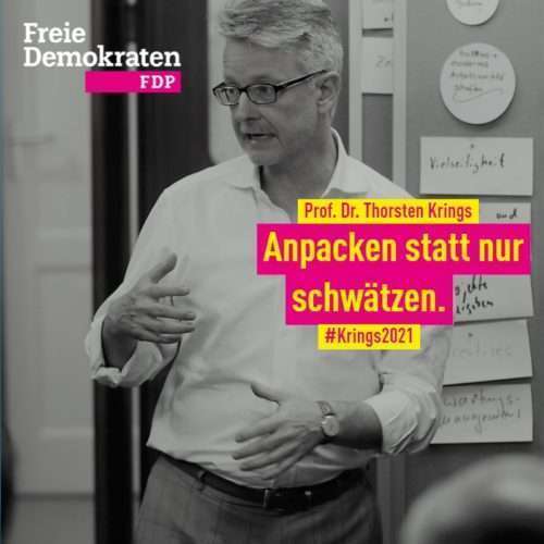 Wählen Sie Prof Dr Thorsten Krings in den Landtag