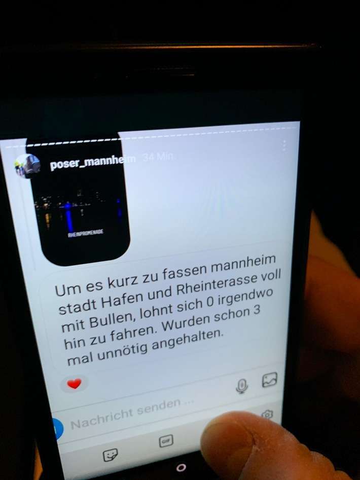 Konsequente Überwachungsmaßnahmen von Polizei und Stadt Mannheim sorgen im Bereich Lindenhof am Freitagabend für Ruhe und zeigen erste positive Wirkungen