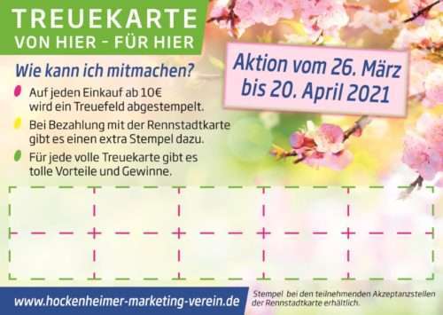Treuekarte_Ostern, HMV_Hockenheim, Marketingverein