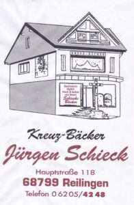 Bäckerei Reilingen, Bäckermeister, Kreuzbäcker, Schieck, Reilingen, Handgemachte Bäckereiprodukte