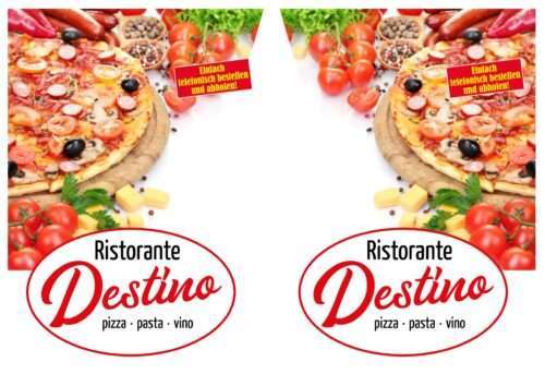 Destino Pizza, Ristorante Destino, Speisekarte, Öffnungszeiten, Lieferservice, Untergrombach