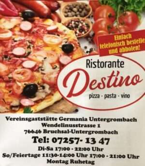 Ristorante Destino in Untergrombach, Inhaber Rayhan Dagli, PR durch tvueberregional