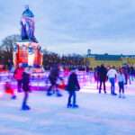 60.000 begeisterte Wintersportler flitzten vor dem Schloss übers Eis