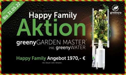 Greenygarden Master, Greenygarden Pflanztower produziert Essen, Lebensmittel, Nahrungsmittel. Einfach selbst anbauen und frisch auf den Tisch bringen