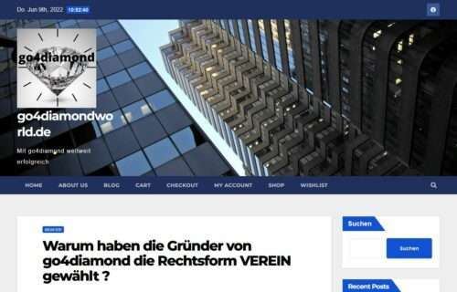 Warum haben die Gründer von go4diamond die Rechtsform VEREIN gewählt?