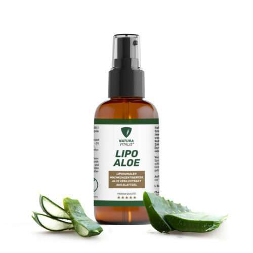 Lipo Aloe - 100 ml 7 ½ Liter Wirkstoffgehalt eines traditionellen Aloe vera Trink Gels in 100 ml Lipo Aloe