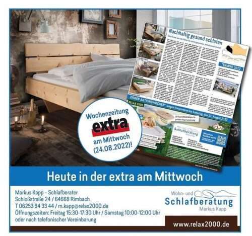 Markus Kapp, Relax2000, Schlafberatung, Veranstaltung