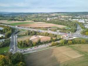 A6-Anschlussstelle Sinsheim wegen Bauarbeiten teilweise gesperrt, eingeschränkte Verkehrsführung im Bereich der Anschlussstelle