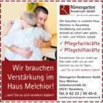 GESUCHT – Pflegefachkräfte – Pflegehilfskräfte Haus Melchior in Rauenberg