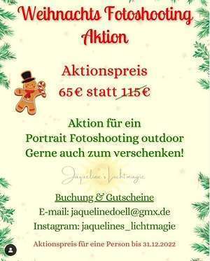 Weihnachts Fotoshooting Aktion