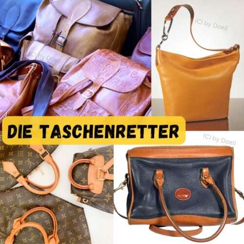 Die Taschenretter retten Taschen aller Art vor dem wegwerfen und vernichten.