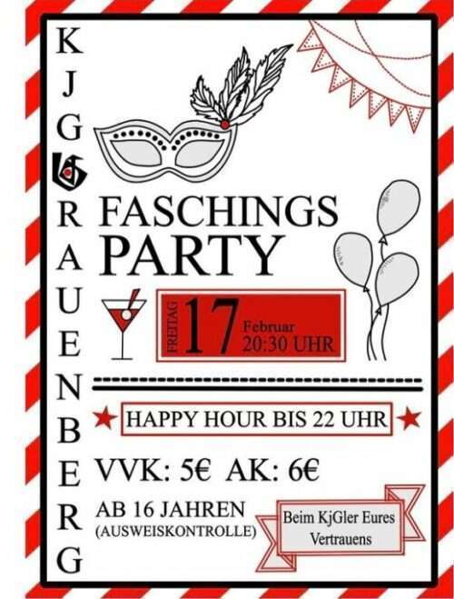 KJG Rauenberg Faschings Party