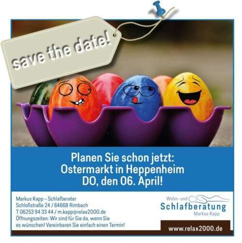Planen Sie uns - und einen schönen Tag - ein!