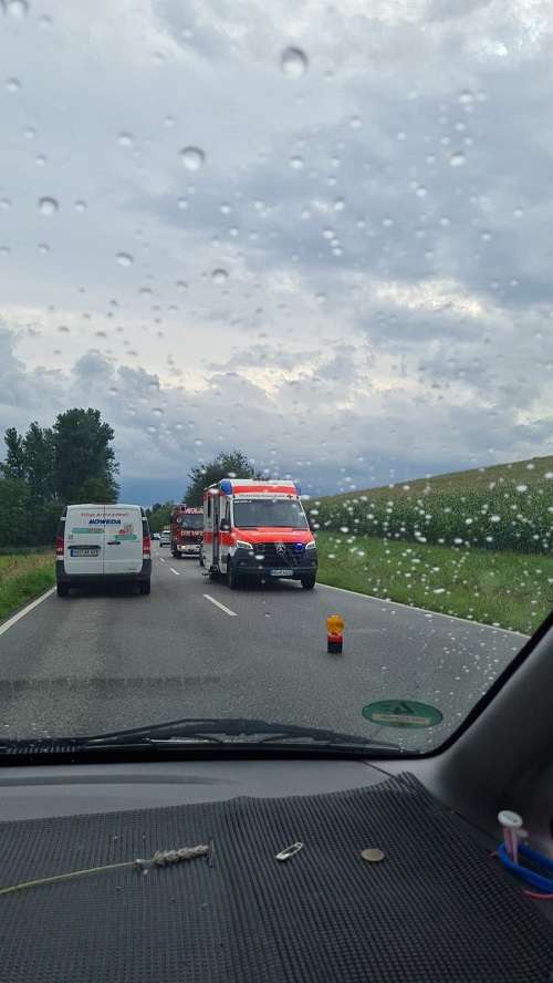 Unfall zwischen Dielheim - Unterhof und Meckesheim