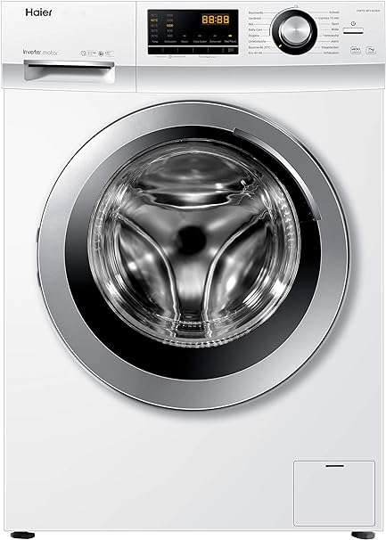 Haier HW70-BP14636N Waschmaschine mit Dampffunktion und A - beste Effizienz Inverter-Motor. Waschmaschine, Wäsche waschen