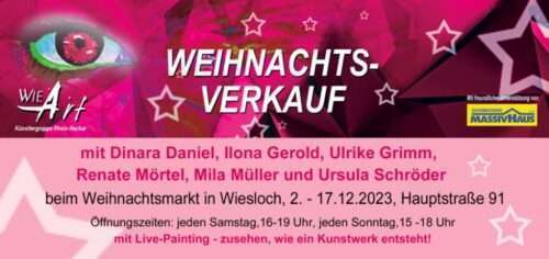 Ulrike Grimm, Weihnachtsmarkt Wiesloch