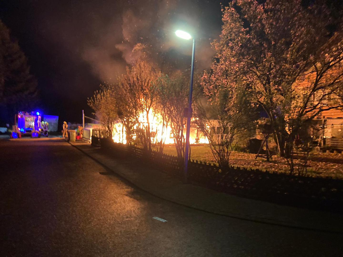 Brand auf Firmengelände - Bammental - Reilsheim