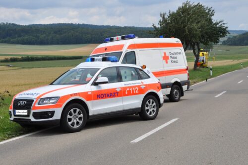 Dossenheim/Rhein-Neckar-Kreis: Gleitschirmflieger bleibt im Baum hängen