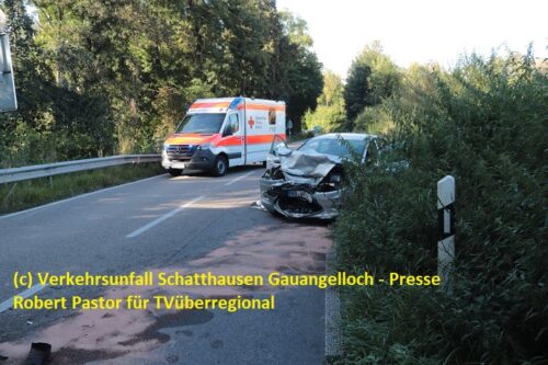 Schatthausen RNKreis: Verkehrsunfall mit zwei beteiligten Pkw auf der K4160 - Nachbericht