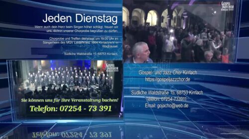 Trailer Videoproduktion für Gospel- und Jazzchor Kirrlach 1999