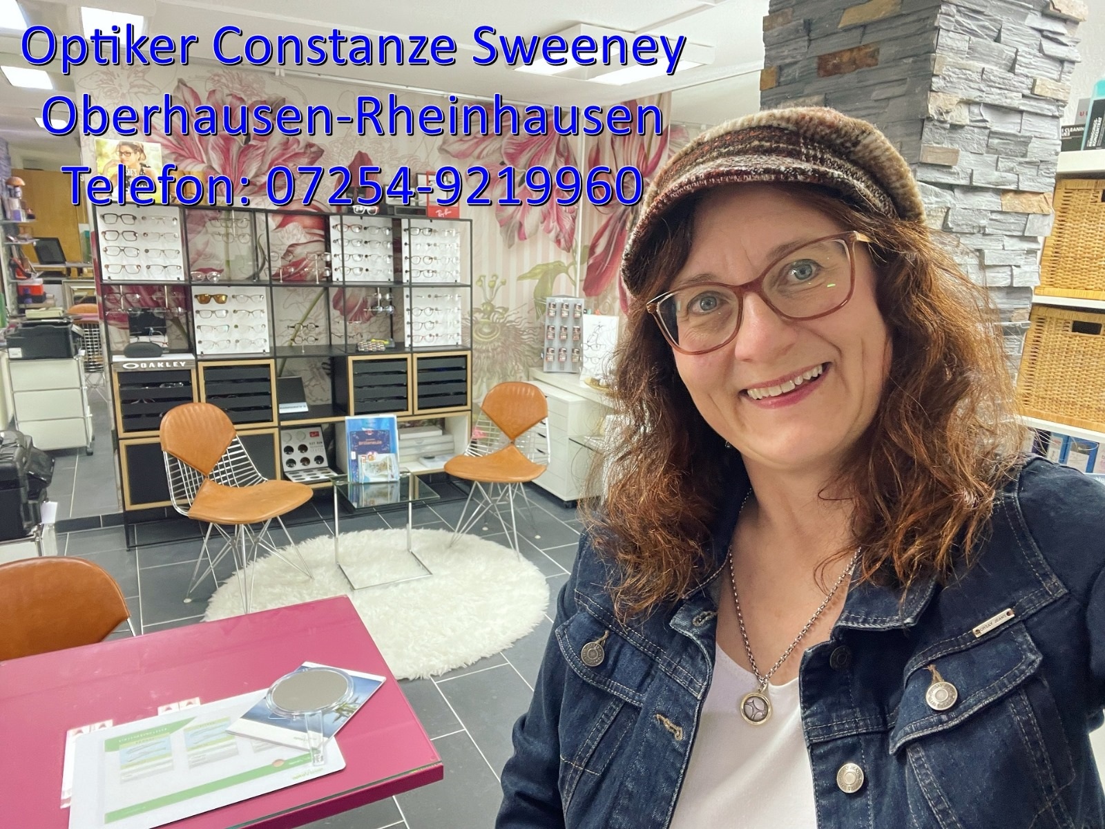 Augenoptik Constanze Sweeney, Rangersdorfer Str 5, 68794 Rheinhausen Tel 07254-9219960 www.Augenoptik-sweeney.de