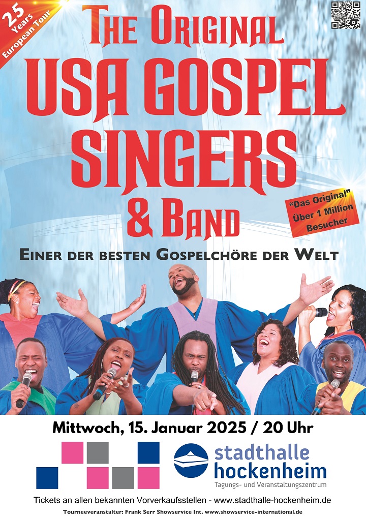 USA Gospel Singers Band 15.01.25 in Hockenheim