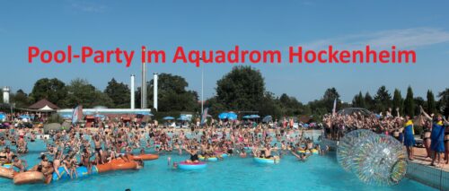 Wasserspaß für Groß und Klein - Pool-Party im Aquadrom Hockenheim