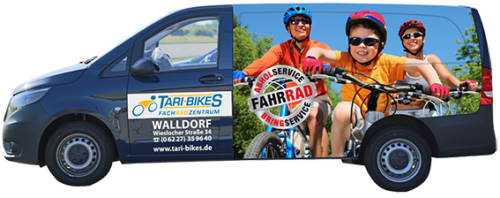 Tari-Bikes Walldorf --  HOL und BRING Service
