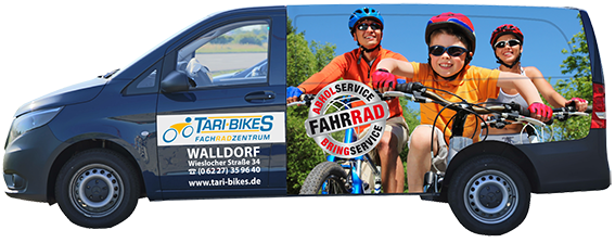 Tari-Bikes Walldorf: Motiv zum Fahrrad-Abhol- und Bringservice