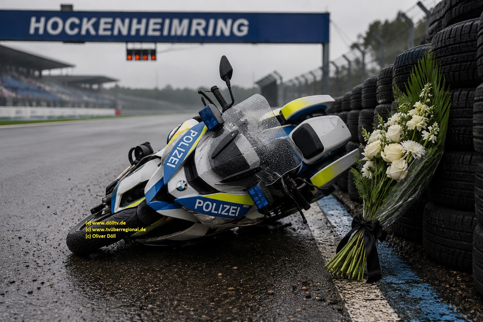 Hockenheimring Polizeibeamter bei Fahrsicherheitstraining tödlich verunglückt - copyright (c) dölltv (c) tvüberregional