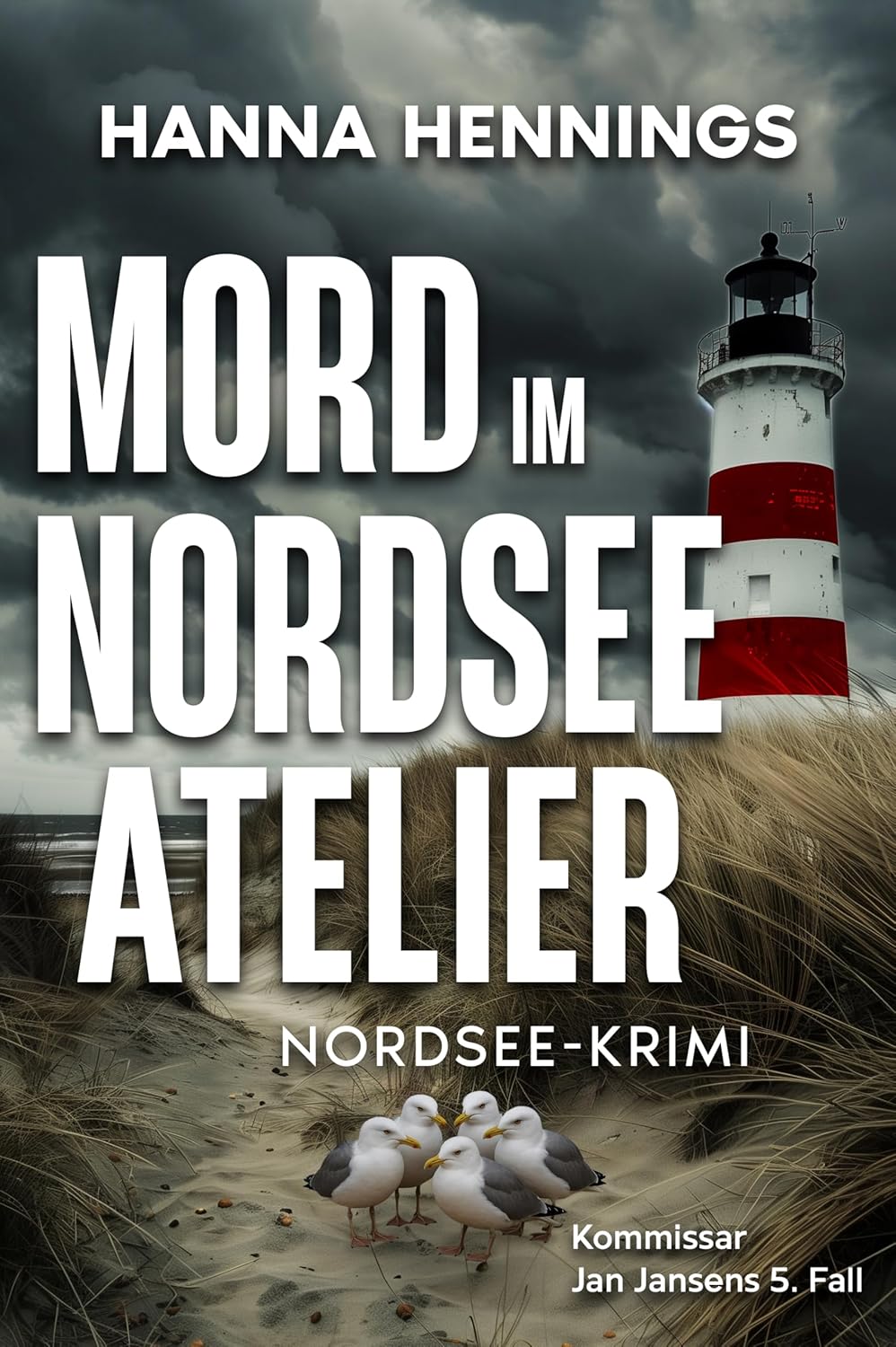 Buchcover: Mord im Nordseeatelier von Hanna Hennings