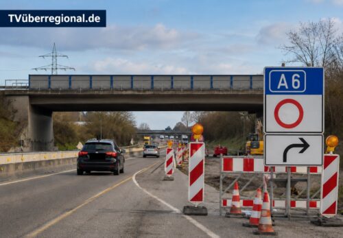 Symbolbild zu Sperrungen und Brückenarbeiten an der A6 bei Mannheim, Schwetzingen und Brühl.