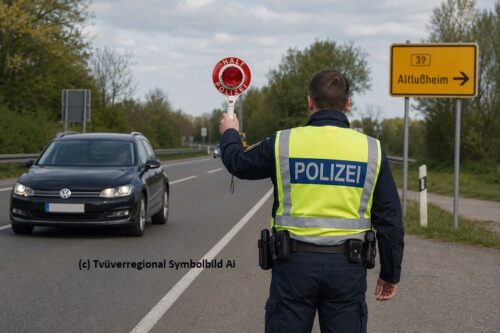 Symbolbild zu einem falschen Polizeibeamten, der einen Autofahrer auf der B39 bei Altlußheim kontrolliert haben soll.