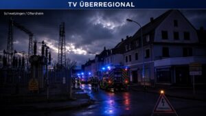 Stromausfall in Schwetzingen und Oftersheim: Trafohaus-Brand legt Teile der Versorgung lahm