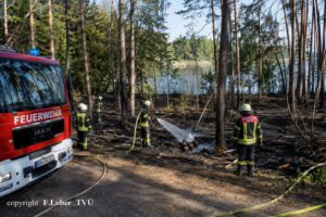 Waldbrand bei Roth