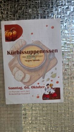 Dielheim: Kürbissuppenessen der Ministranten – ein herbstlicher Sonntag für die ganze Familie