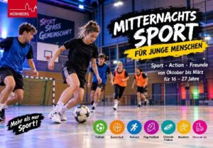 Mitternachtssport Nürnberg 2026/2027: Sport bis nachts