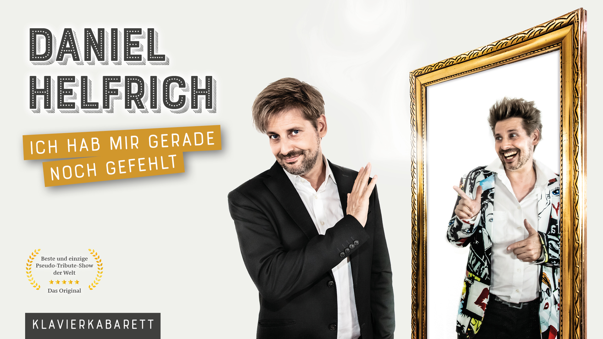 Klavierkabarettist Daniel Helfrich – Tourtermine in Walldorf, Mannheim und Hockenheim