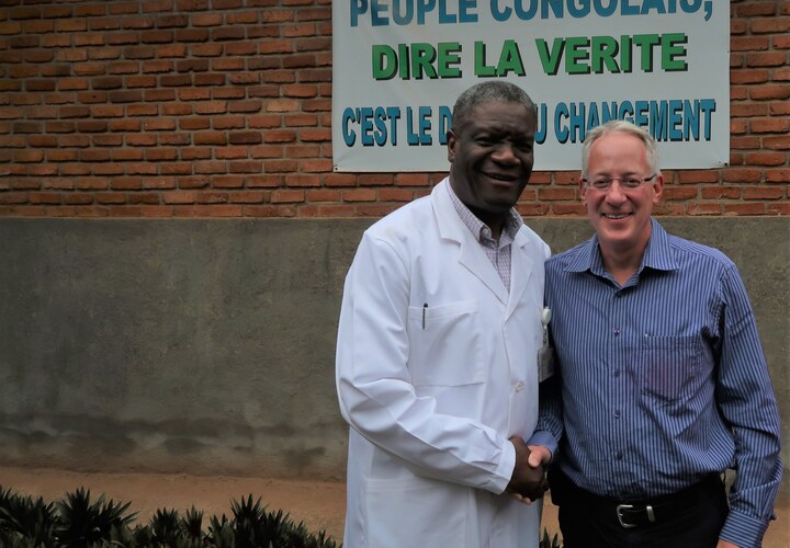 Friedensnobelpreisträger Denis Mukwege im Kongo