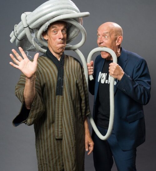 Comedy-Duo OROPAX in einer Szene der Show Zwei wie kein anderer