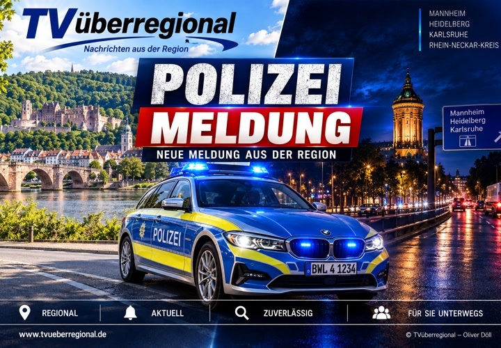 TVüberregional Blaulicht-Meldung aus der Region