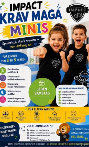 Impact Krav Maga Minis für Kinder in Sankt Leon-Rot