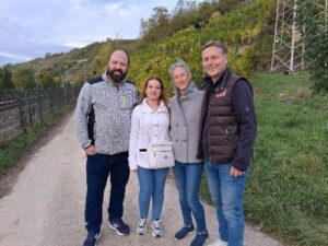 Radweg entlang der Spazierroute bei Besigheim