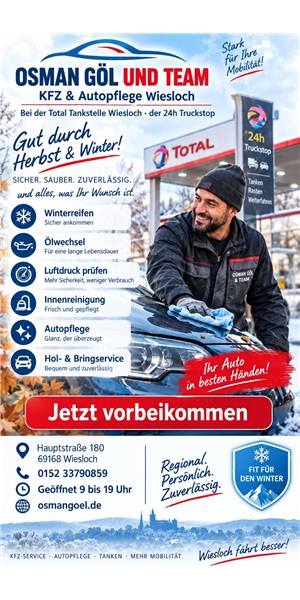 KFZ Wiesloch - Alles fÃ¼r Ihr Auto - Osman GÃ¶l und Team